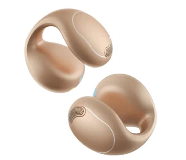 soundcore C40i | Open-Ear Clip-On Earbuds, Clear Sound, Desert Bronze