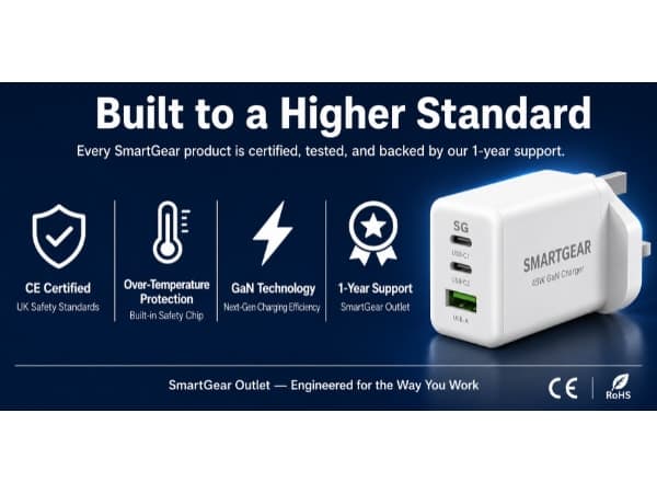 SMARTGEAR 45W USB-C Super Fast Charger