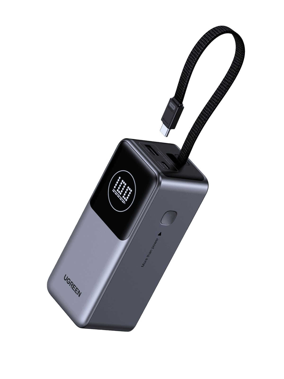 UGREEN Nexode Power Bank 20000mAh 165W Built-in Retractable USB-C
